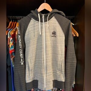 Reebok Charcoal and Light Gray Hoodie from Power Monkey Camp